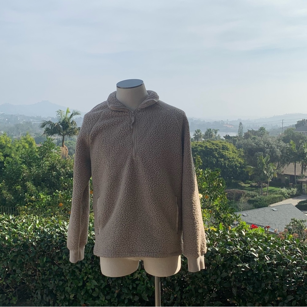 GOODFELLOW Size LARGE Cotton half zip up jacket